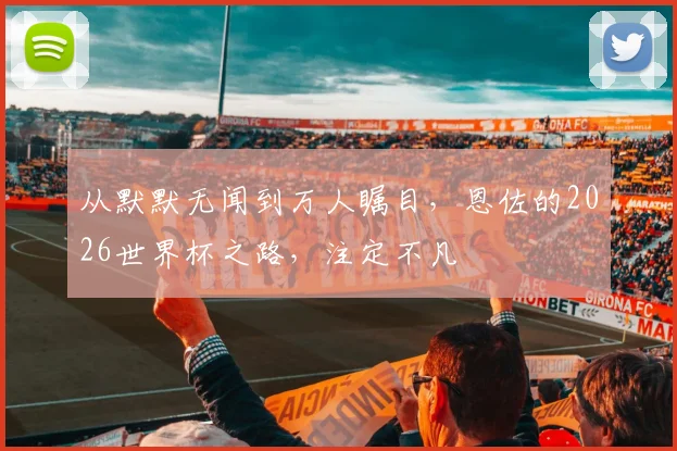 从默默无闻到万人瞩目,恩佐的2026世界杯之路,注定不凡